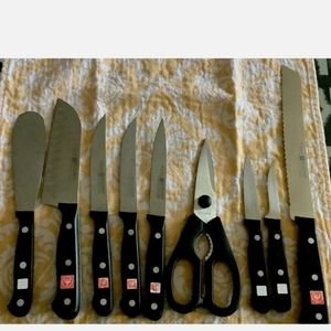 Wusthof Set of 9 Knives